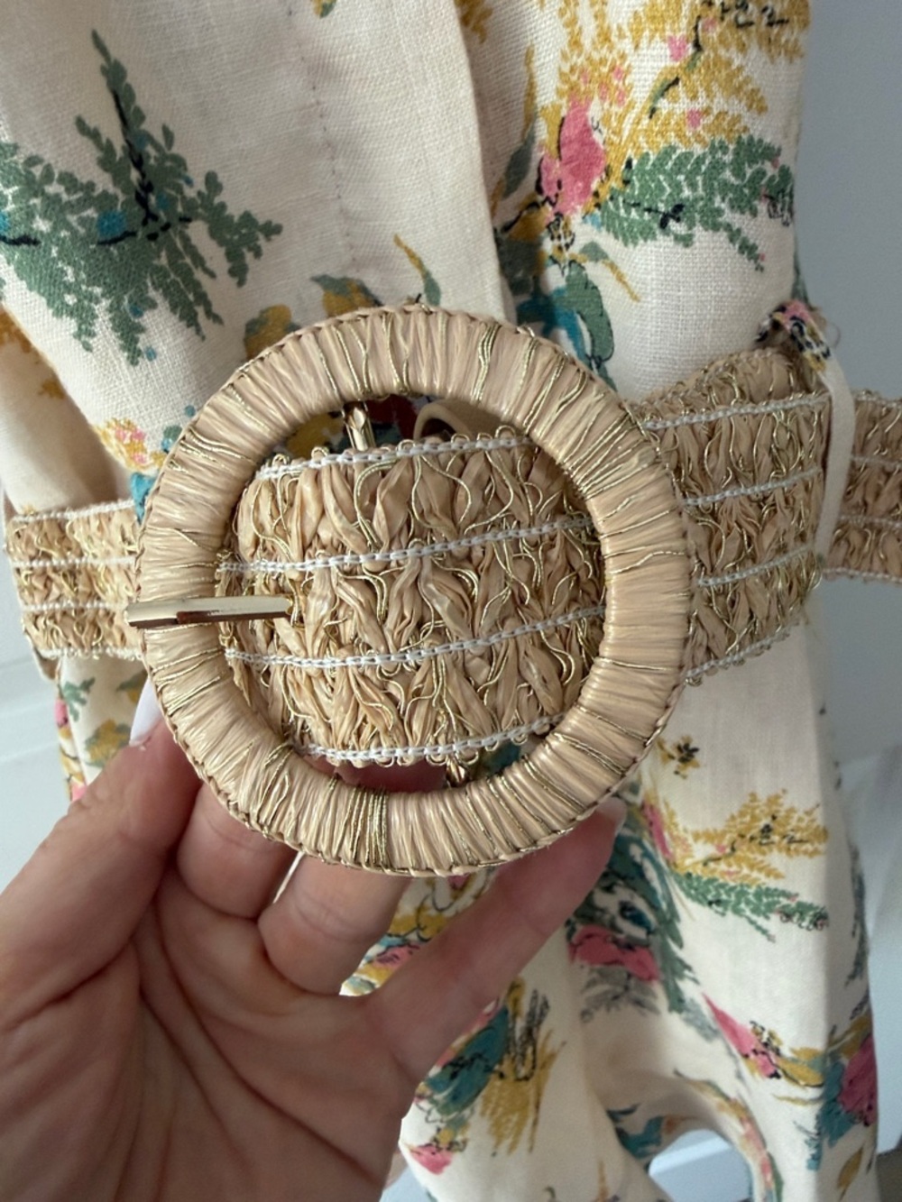 Zimmermann Cream Floral Halter Playsuit - Picture 5 of 10